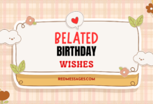 Belated Birthday Wishes
