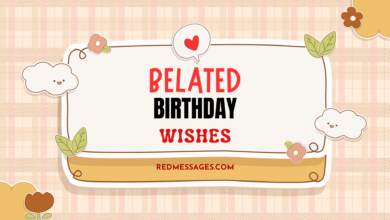 Belated Birthday Wishes
