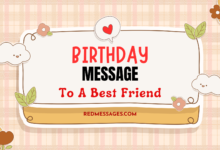 Birthday Message To a Best Friend