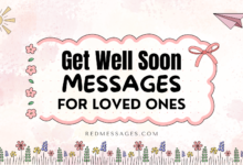 get well soon messages for loved ones