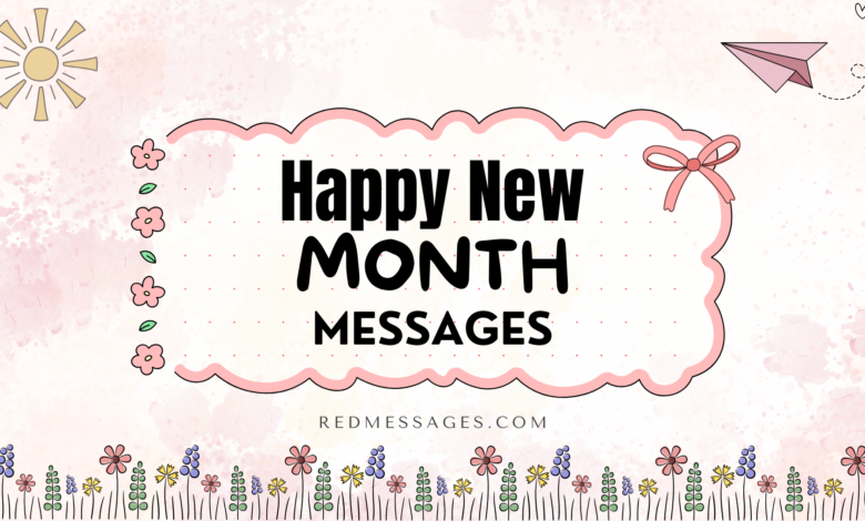 Happy New Month Messages to My Love