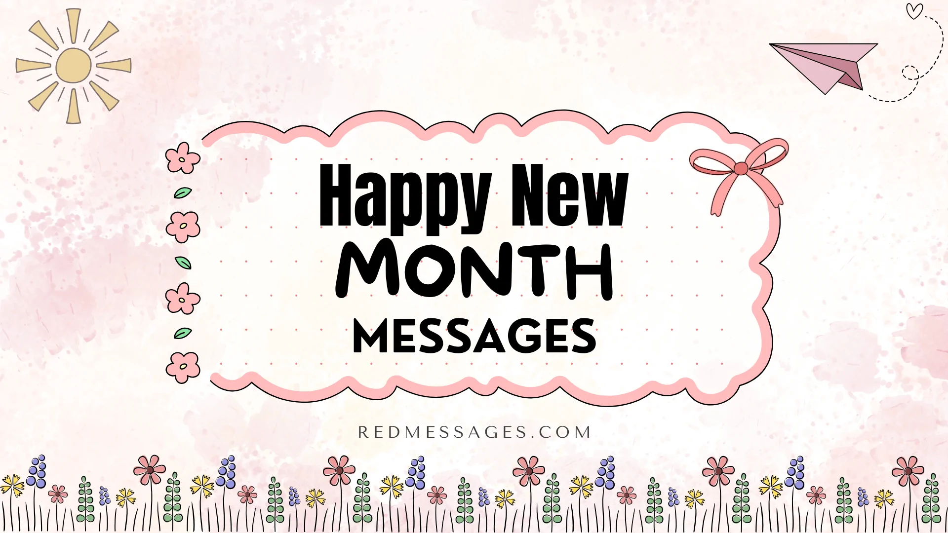 Happy New Month Messages to My Love