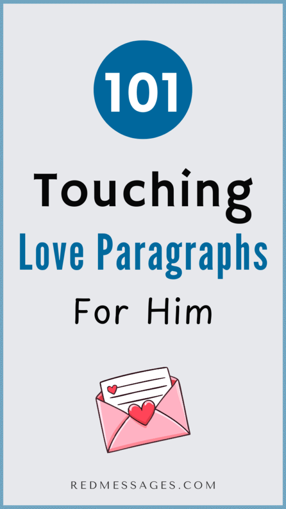 Love Paragraphs for Him