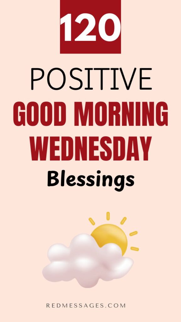 Positive Good Morning Wednesday Blessings