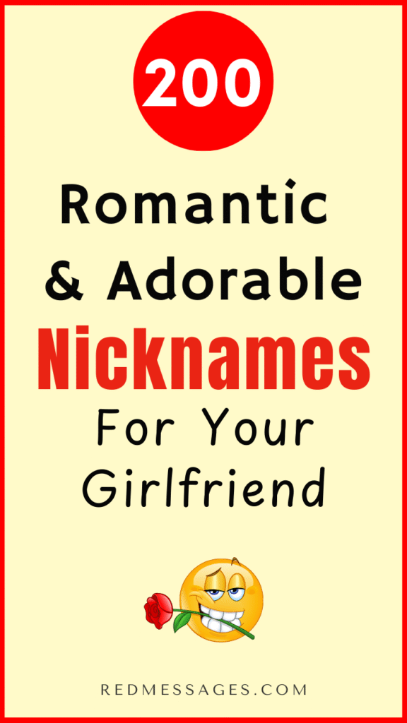 Nicknames for Girlfriend