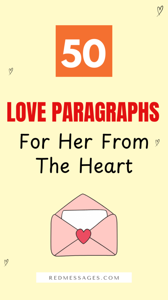 Love Paragraphs For Her