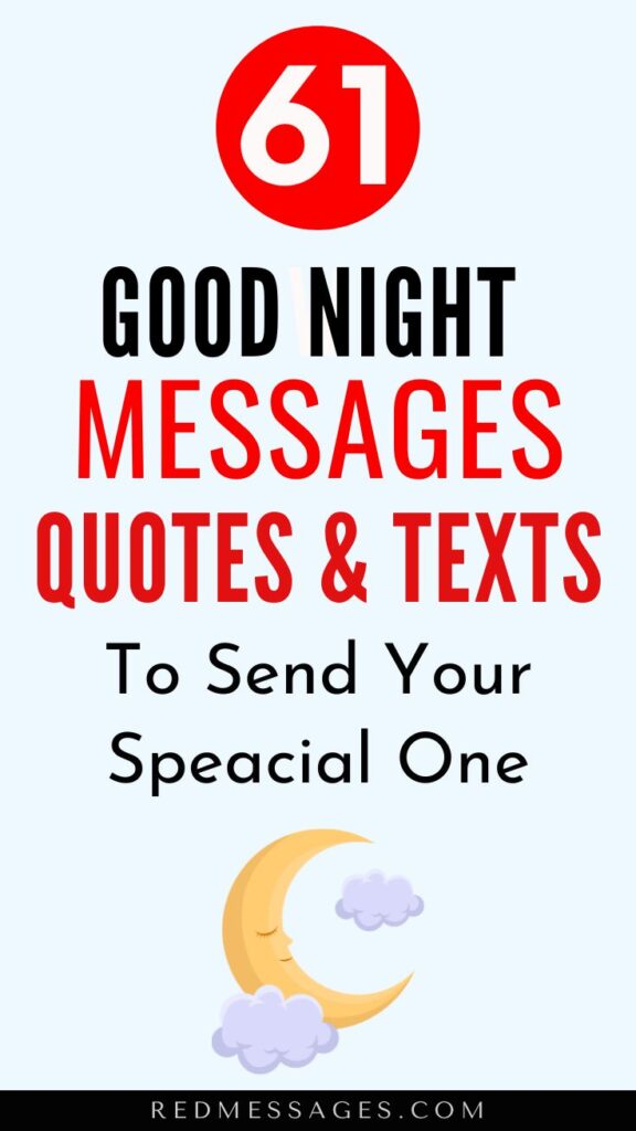 Good Night Messages for Someone Special
