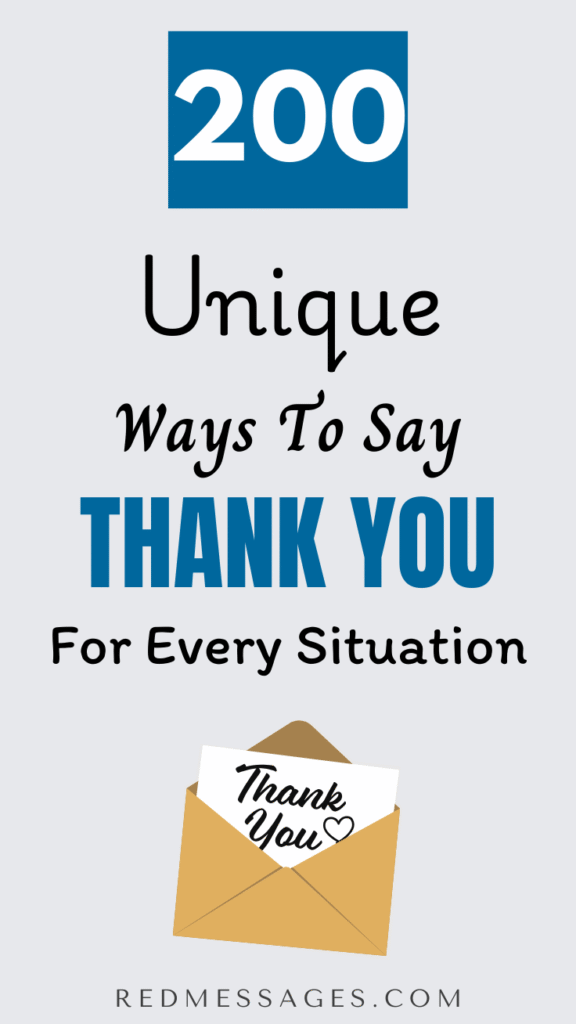 Thank You Messages