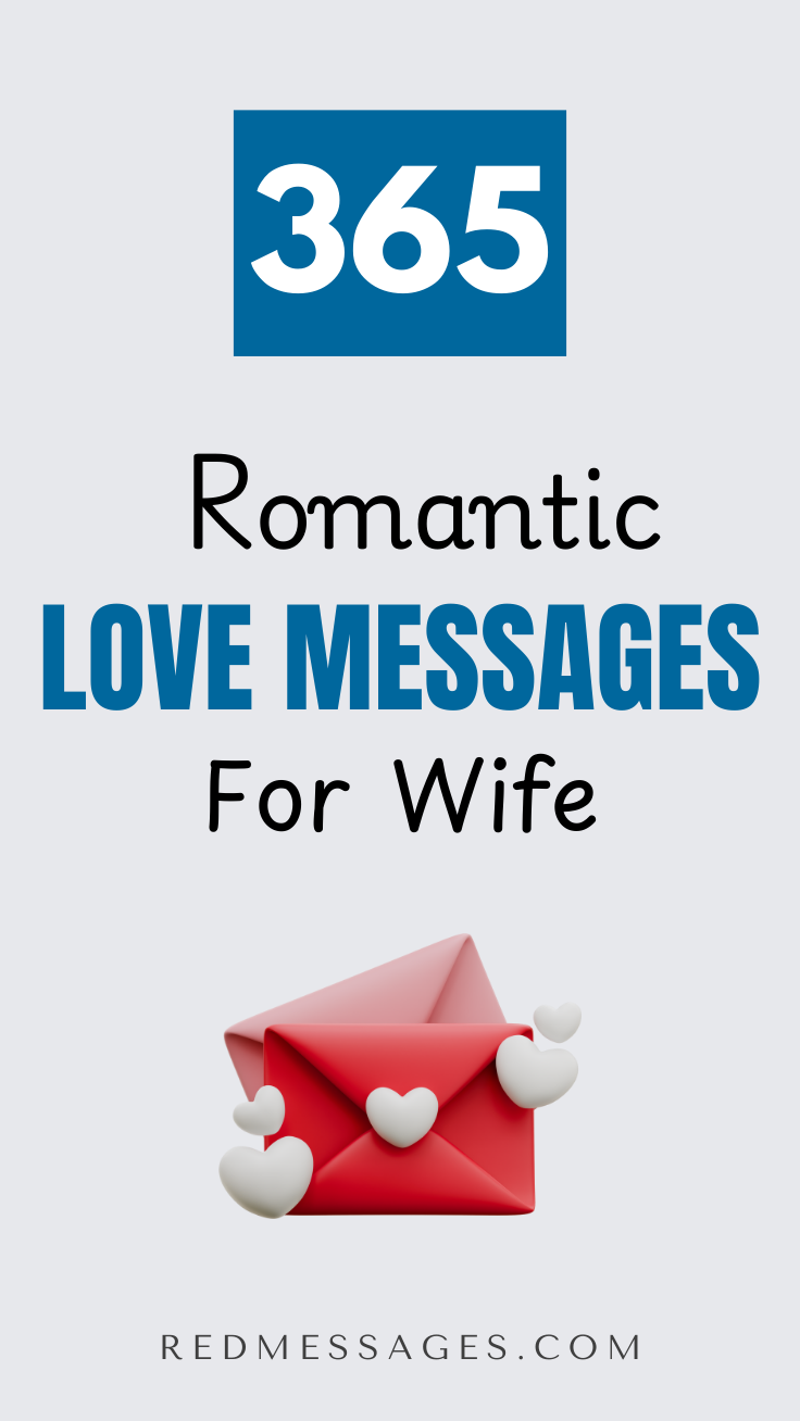 220 Sweet and Romantic Love Messages for Your Wife - Red Messages