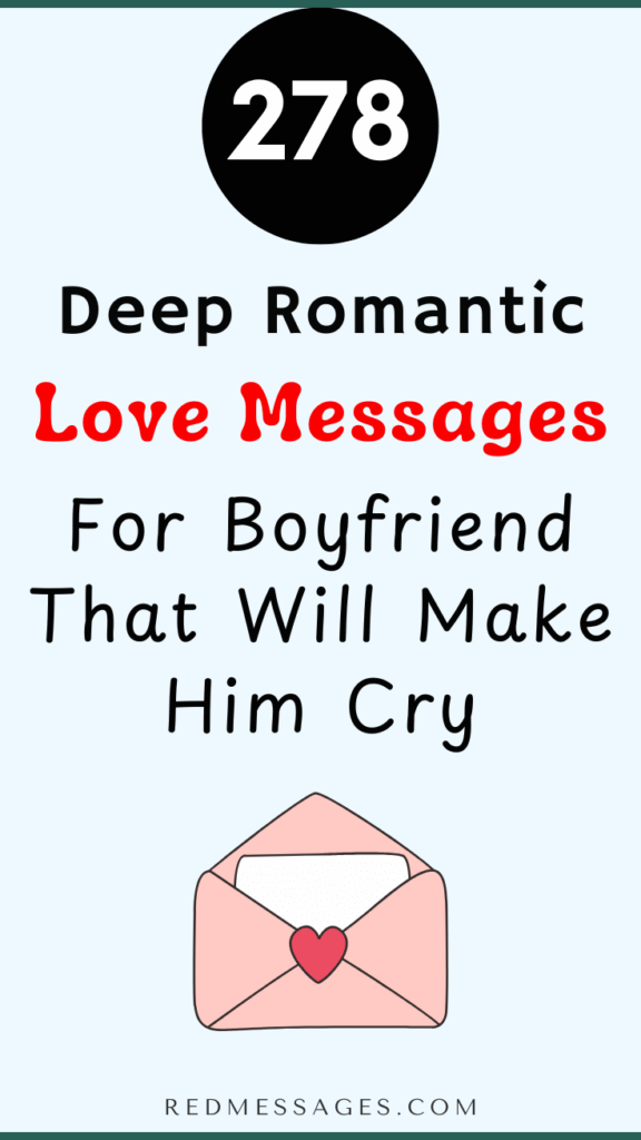 Romantic Love Messages For Boyfriend