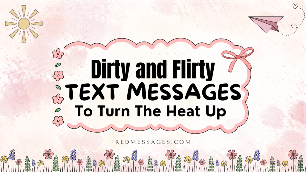 200 Dirty Text Messages to Make Them Crave You - Red Messages