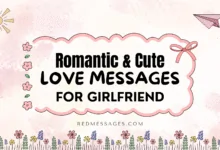 love messages for girlfriend