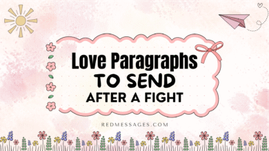 Love Paragraphs To Send After A Fight