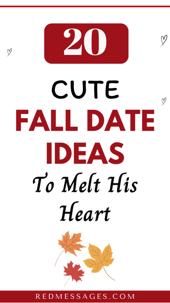 Fall Date Ideas