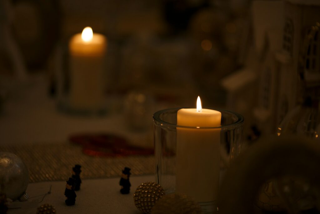 Have A Romantic Candlelit Dinner Outside