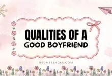 Qualities of a Good Boyfriend