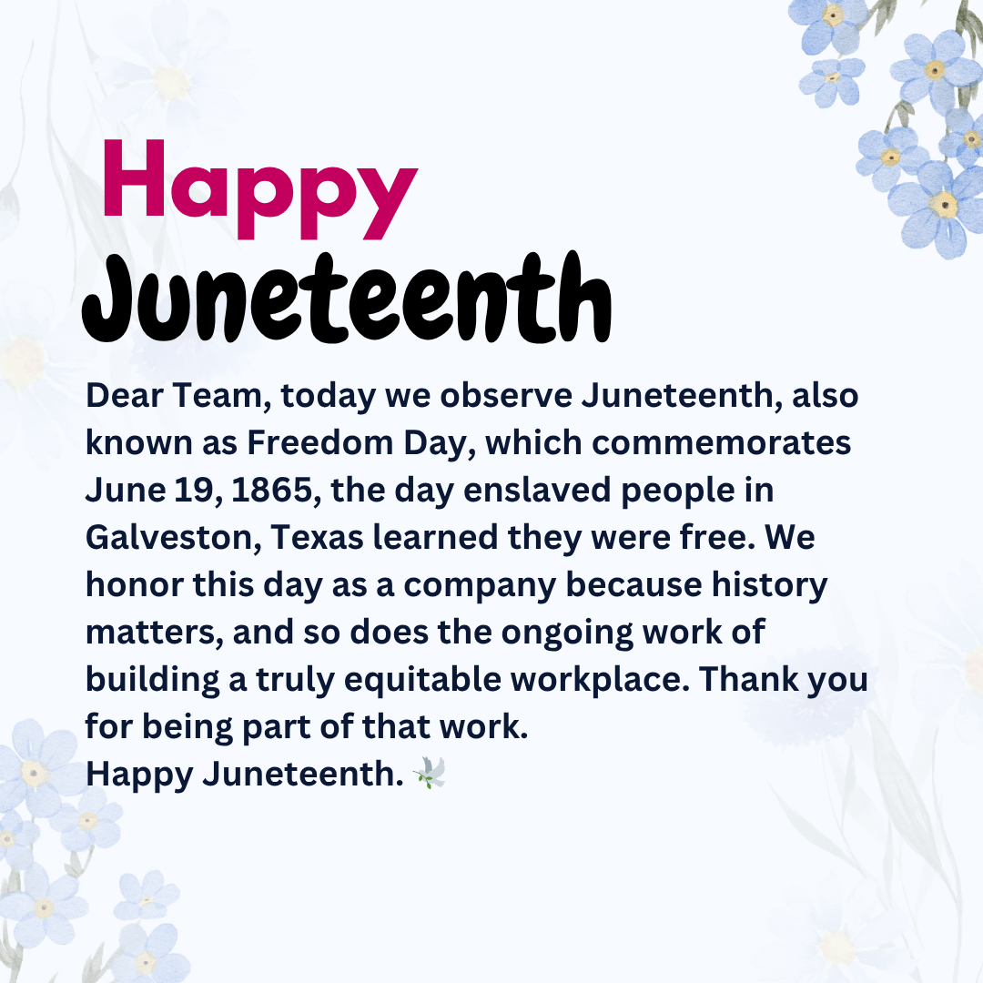 100+ Juneteenth Quotes & Messages for Employees (2026)