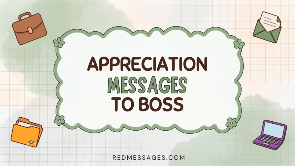 160+ Appreciation Messages to Boss for Support & Guidance