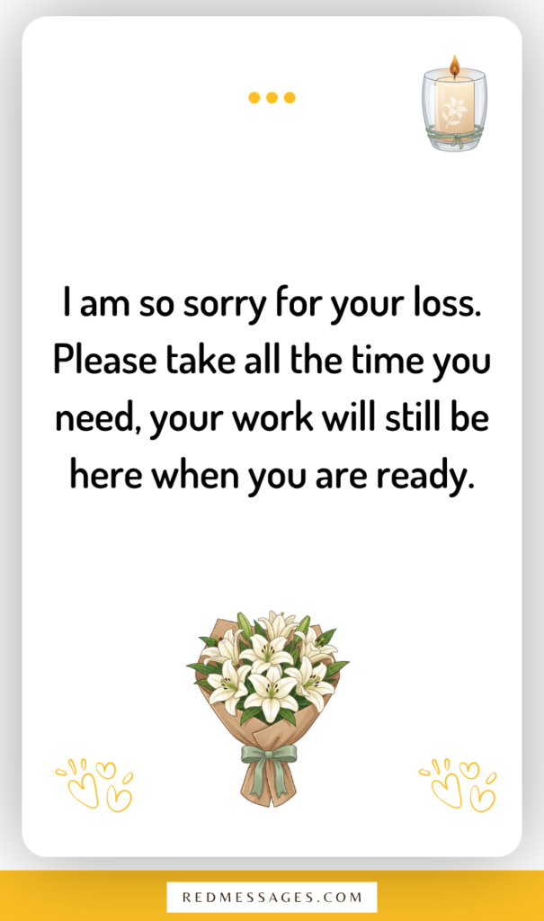 Condolence Messages for Colleagues