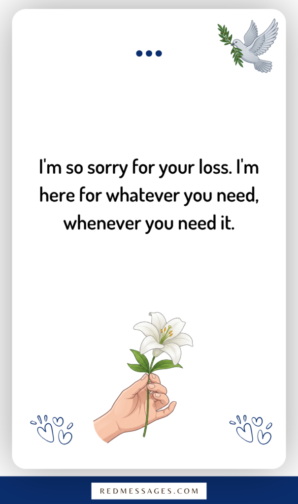 Condolence Messages for a Friend