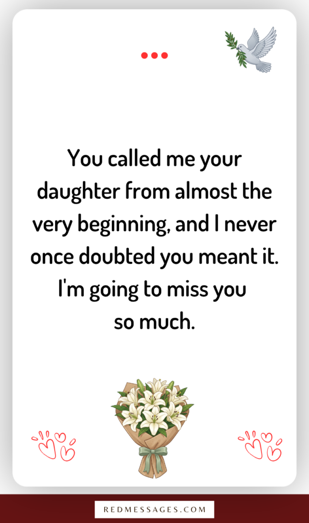 Condolence Messages from a Daughter-in-Law