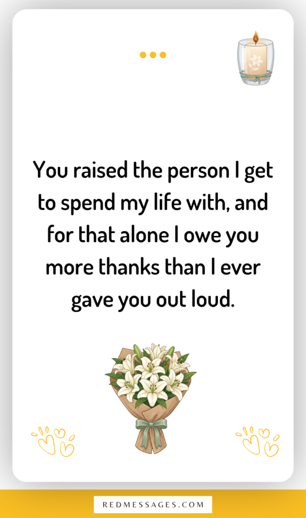 Condolence Messages from a Son-in-Law