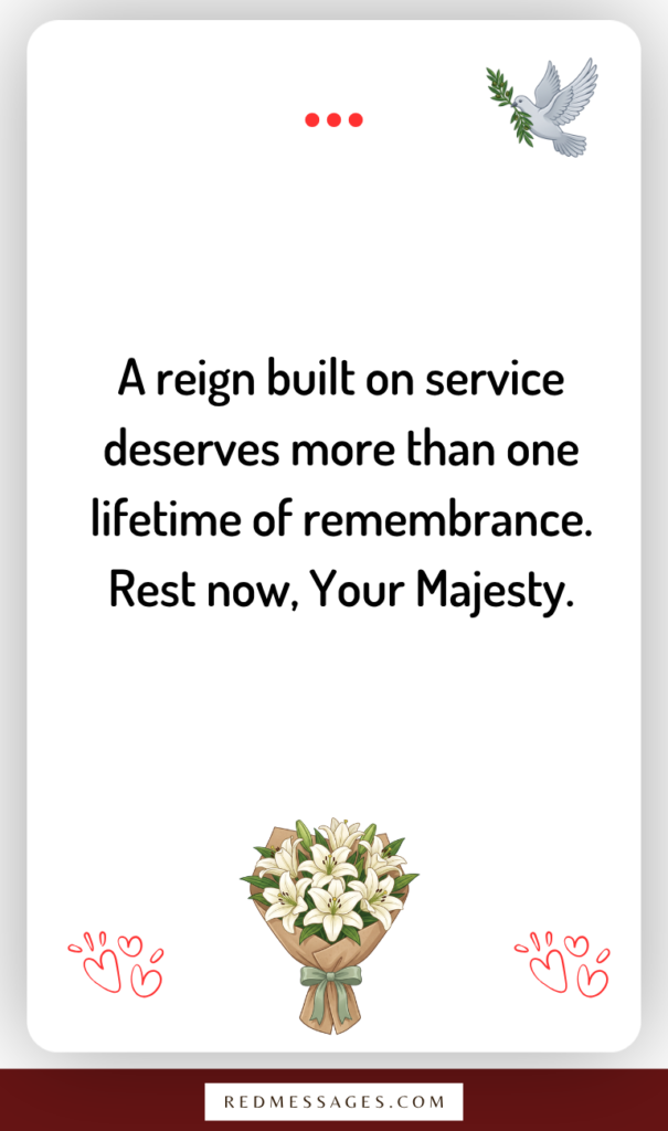 Heartfelt Condolence Messages for the Loss of a King or Queen