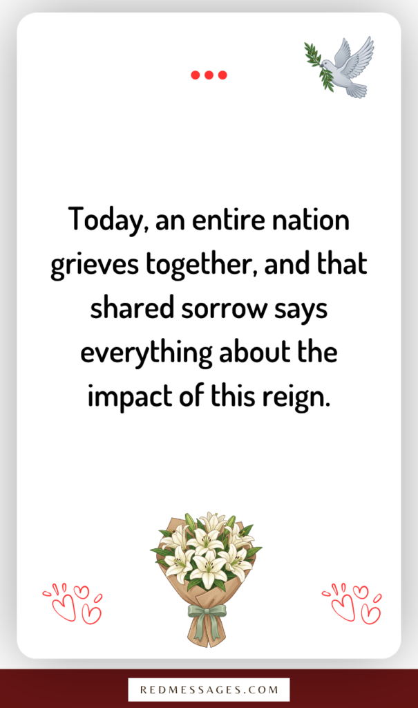 Messages of National Unity and Respect