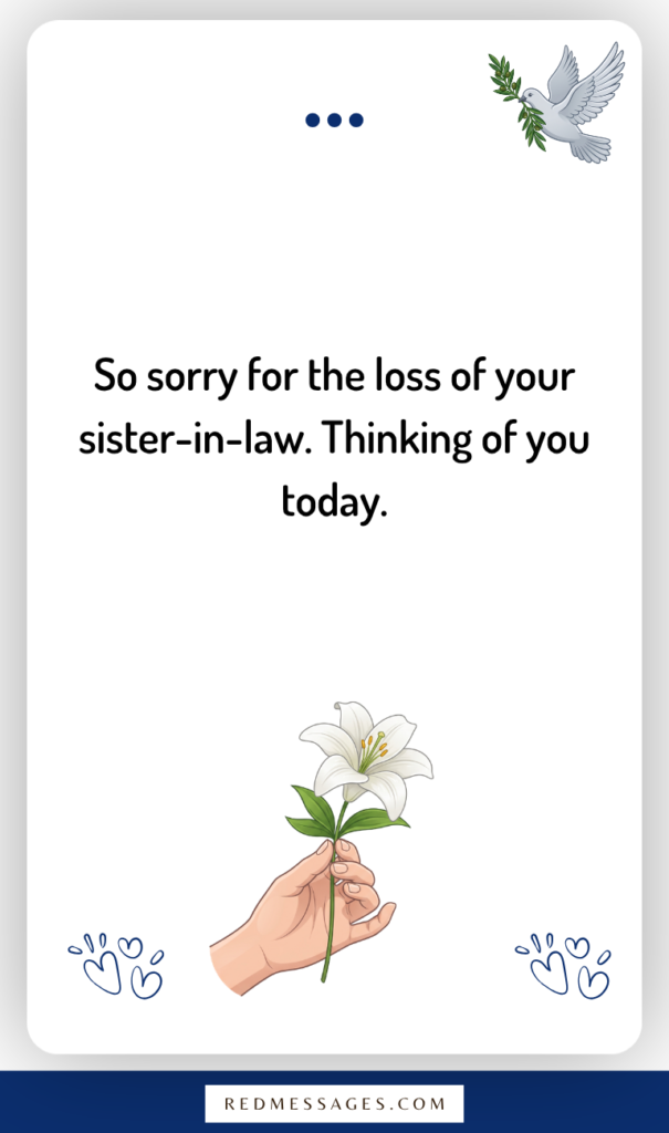 Short Condolence Messages for a Text or Card