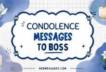 condolence messages for boss