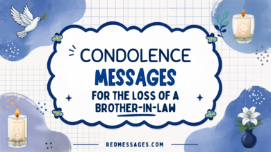 condolence messages for loss of brother in law