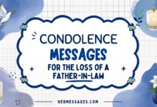 condolence messages for loss of father in law