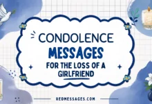 condolence messages for loss of girlfriend