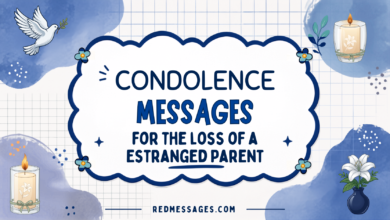 condolence messages for the loss of an estranged parent