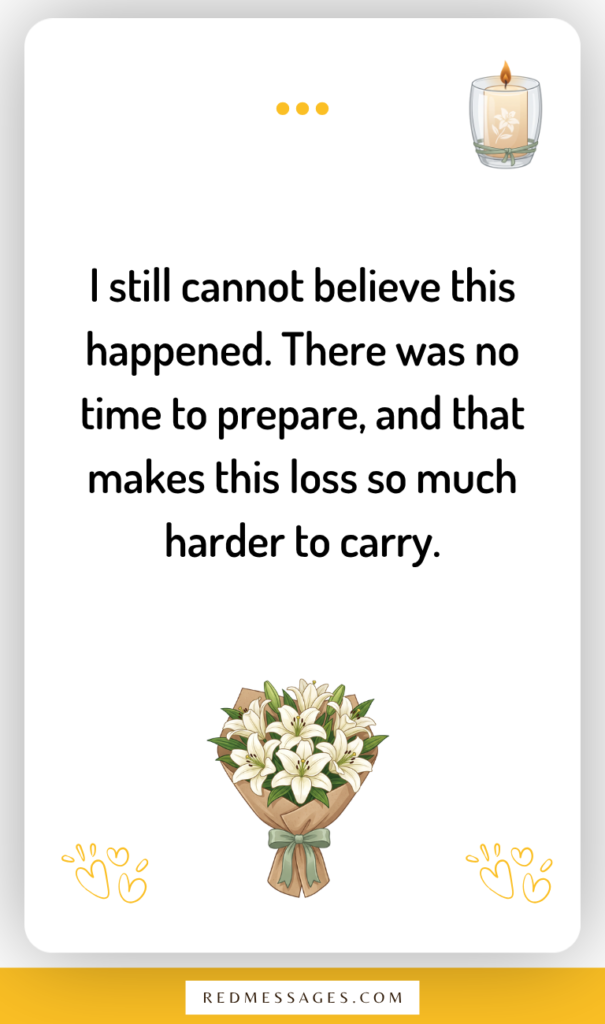 Condolence Messages for a Sudden or Unexpected Loss of a Boyfriend