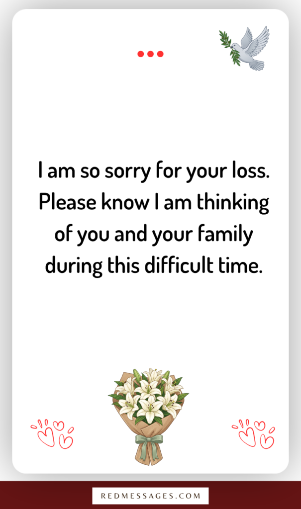 Condolence Notes for Any Loss