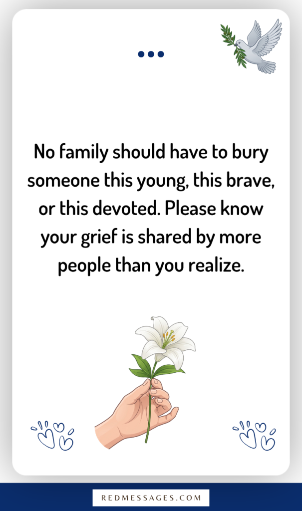 Messages for the Family of a Fallen Soldier