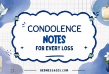 condolence notes